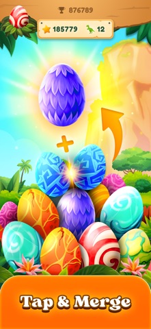 Dino Eggs Merge・Suika & Match iPhone screenshot