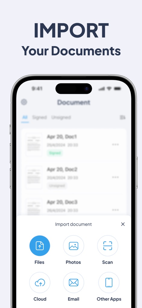 eSign PDF Sign Documents - 생산성 앱 | MWM