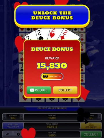 American Video Poker iPad screenshot