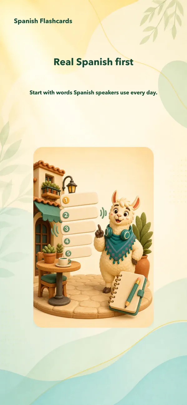 Screenshot #3 pour Hola Cards: Learn Spanish