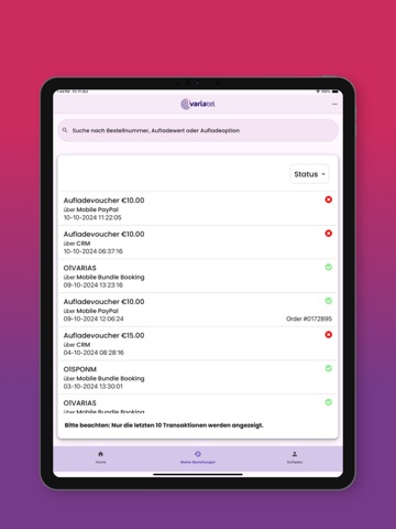 Variatel Connect iPad screenshot
