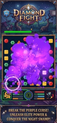 Diamond Fight: Match-3 RPG screenshot 3