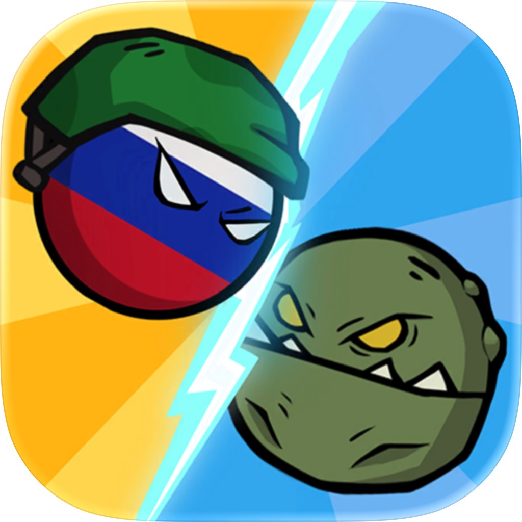 Apple App Store cover for Countryballs - Zombie Attack