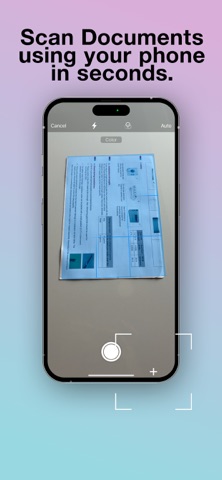 Document & QR Code Reader iPhone screenshot