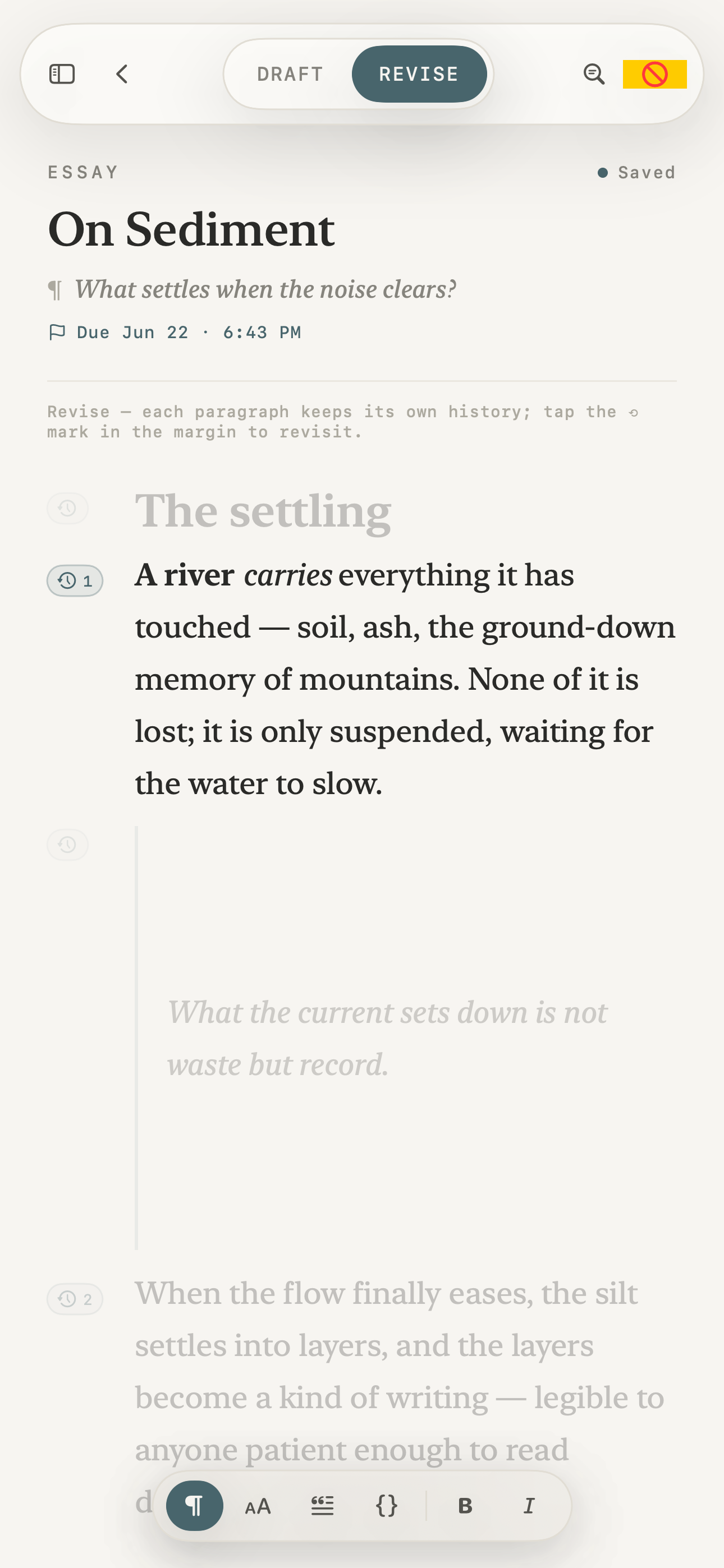Silt: Writing screenshot 3