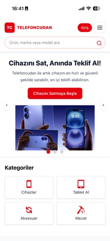 Telefoncudan iPhone screenshot