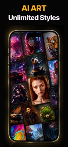 Local AI Art: Offline Magic iPhone screenshot