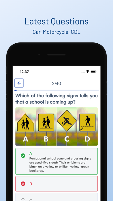 Arizona MVD Driver Permit Test Screenshot