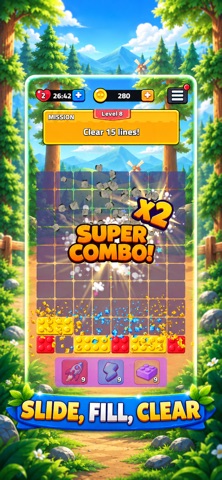 Brick Slide Puzzle Screenshot 1 of 8