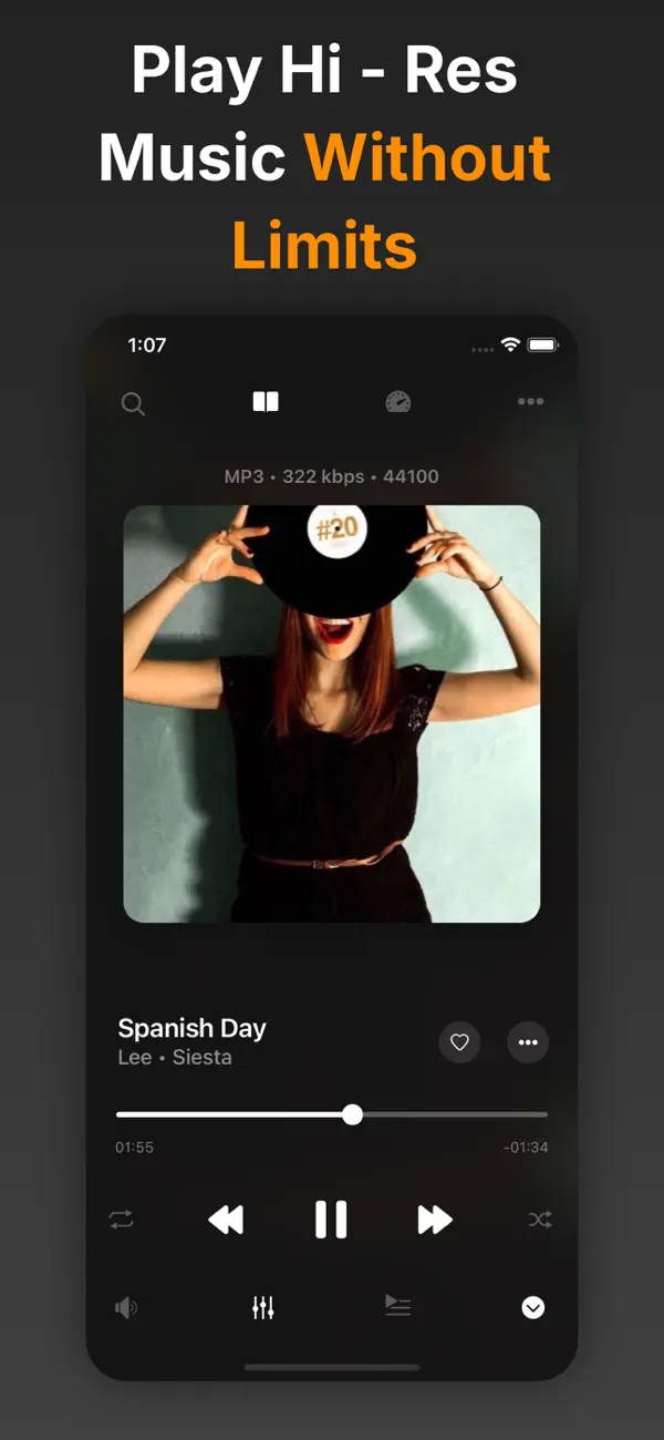 #1. Flacbox: Hi-Res Music Player (iOS) Av: EVERAPPZ SL