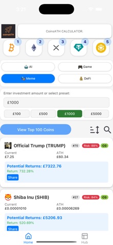 coins ATH Screenshot 2 of 3