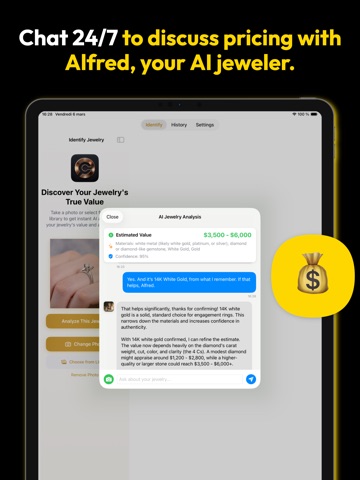 Jewelry Identifier: Diamond iPad screenshot