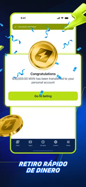 Jugabet Mexico iPhone screenshot 6