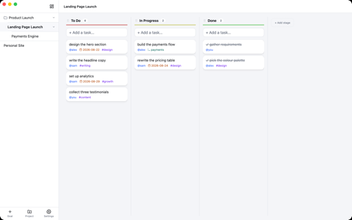 PureKanban screenshot 8