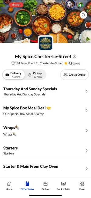 My Spice Chester-Le-Street screenshot 2