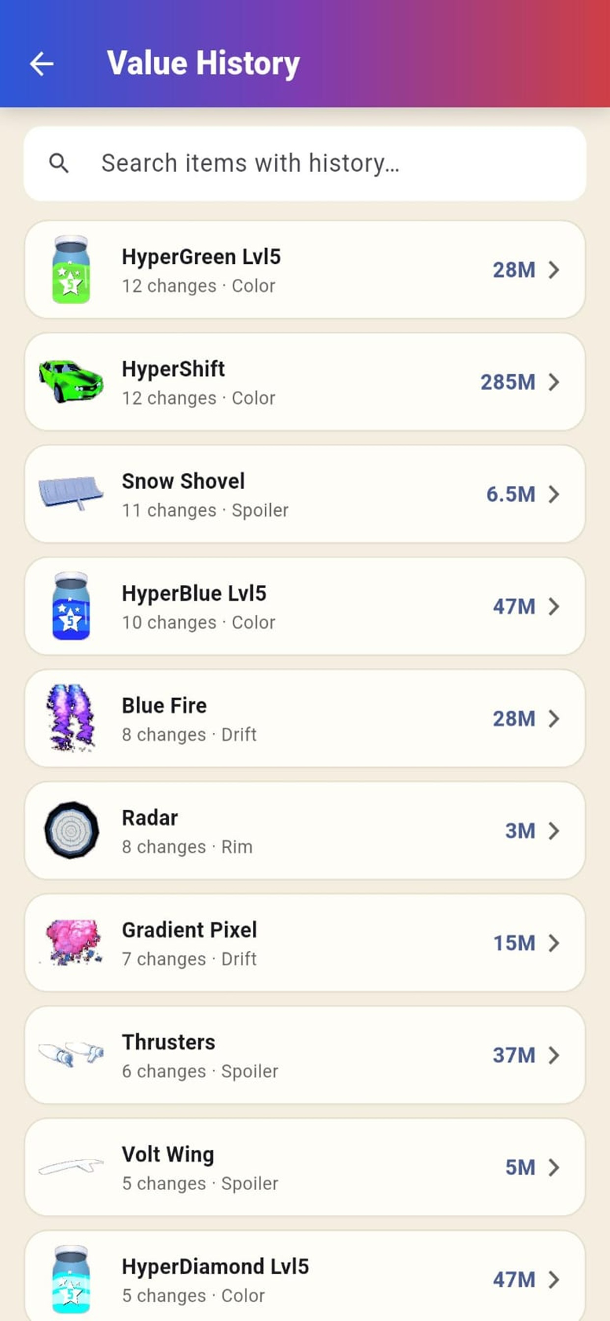 JB Values screenshot 5
