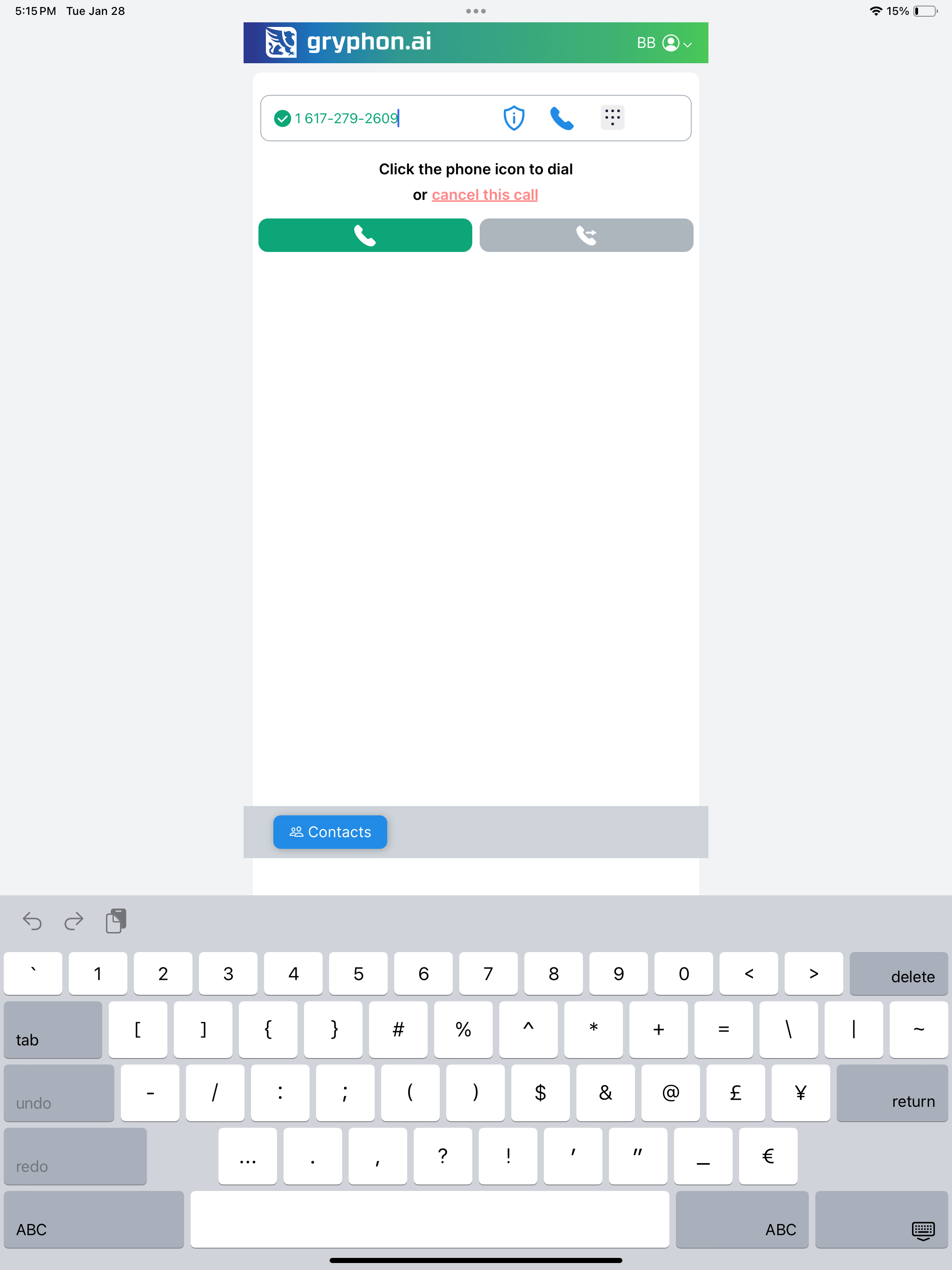 Gryphon ONE Dialer