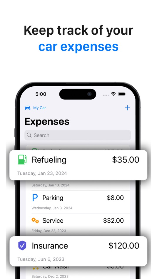 #1. Car Maintenance Tracker - MPG (macOS) 由: Ivan Obodianskyi