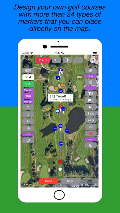 Golf Design: GPS & Scorecard Screenshot