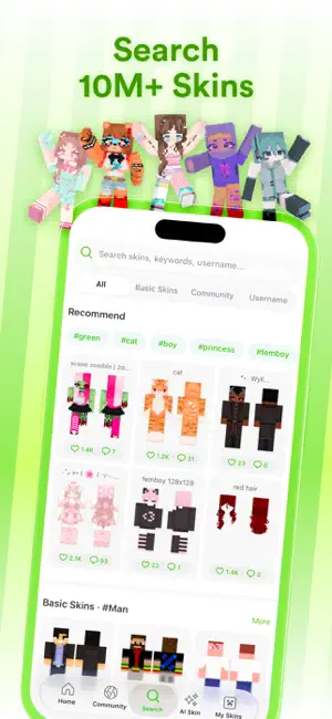 Skinseed for Minecraft Skins screenshot 1