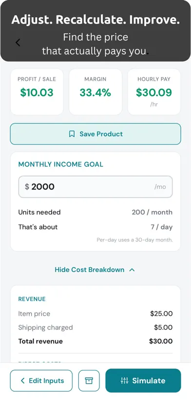 True Margin Basic screenshot 4