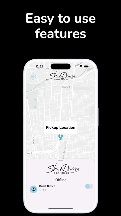 SheDrives Rideshare Driver App