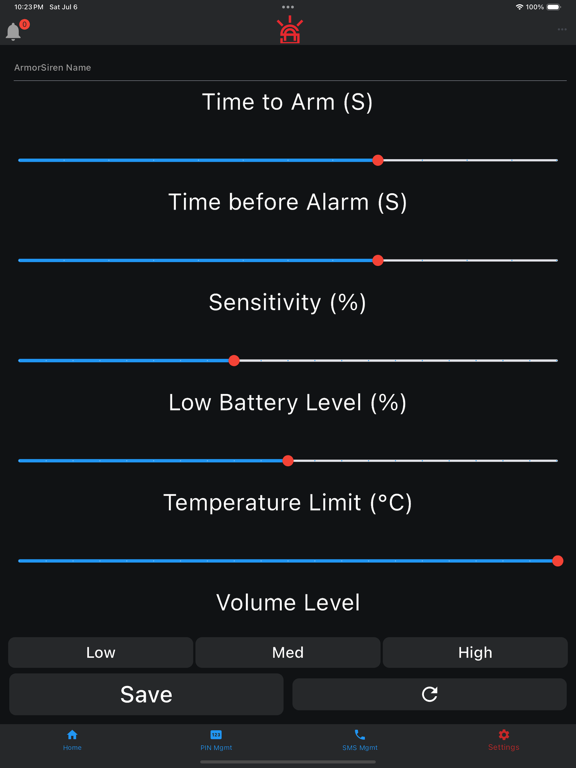 App screenshot