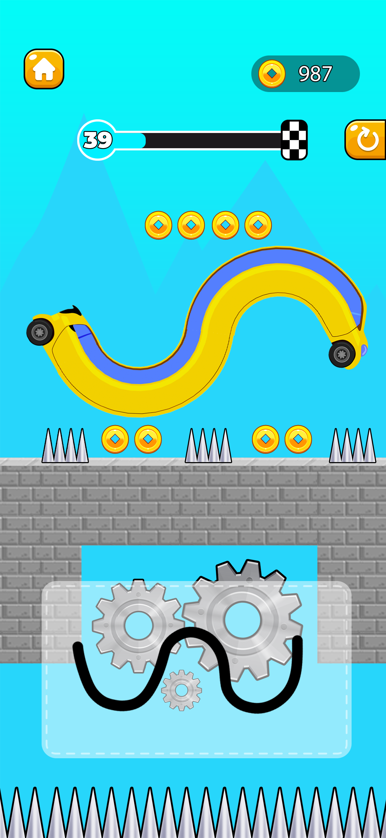 Stretch Car: 吊桥 3D