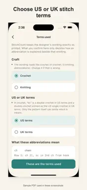 StitchCount: Pattern Counter screenshot 4