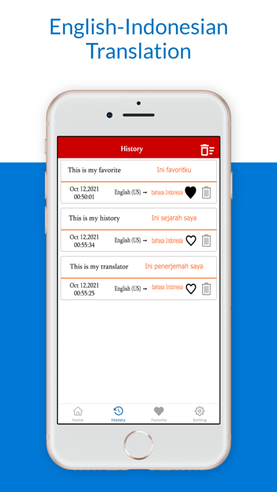 English-Indonesian Translation iPhone screenshot 4 - Education app