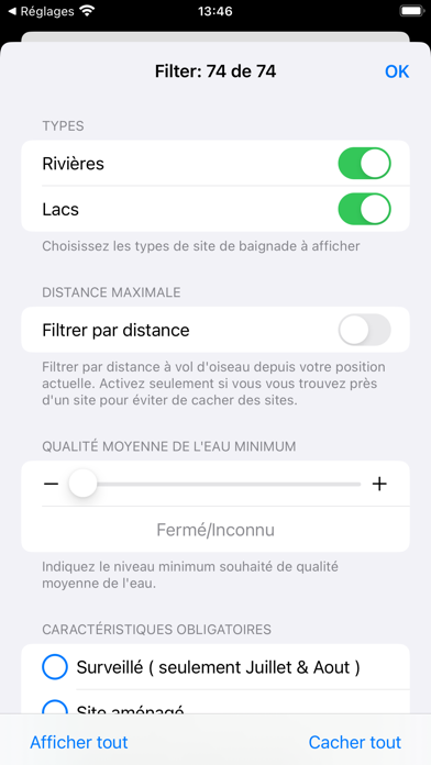 Screenshot #2 pour Baignades 07