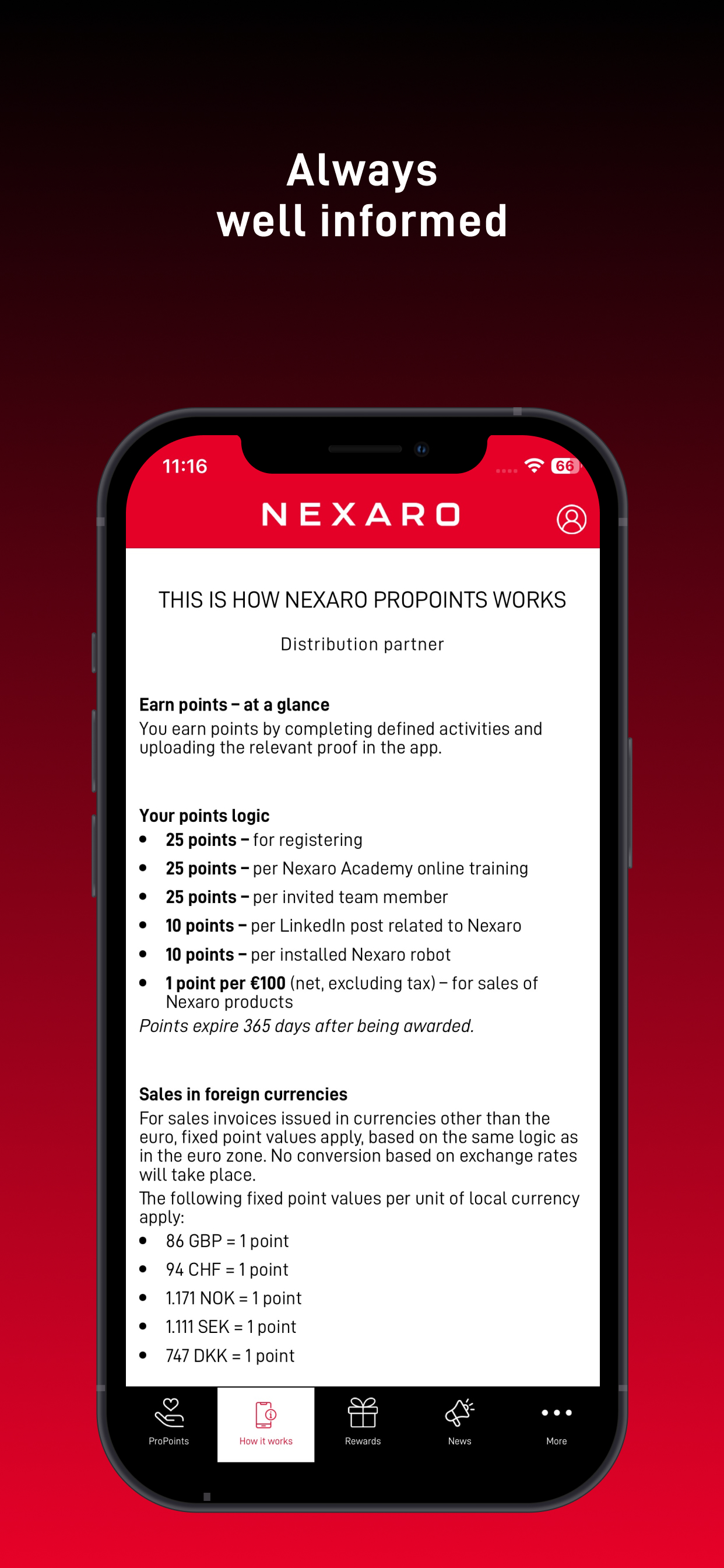 Nexaro ProPoints
