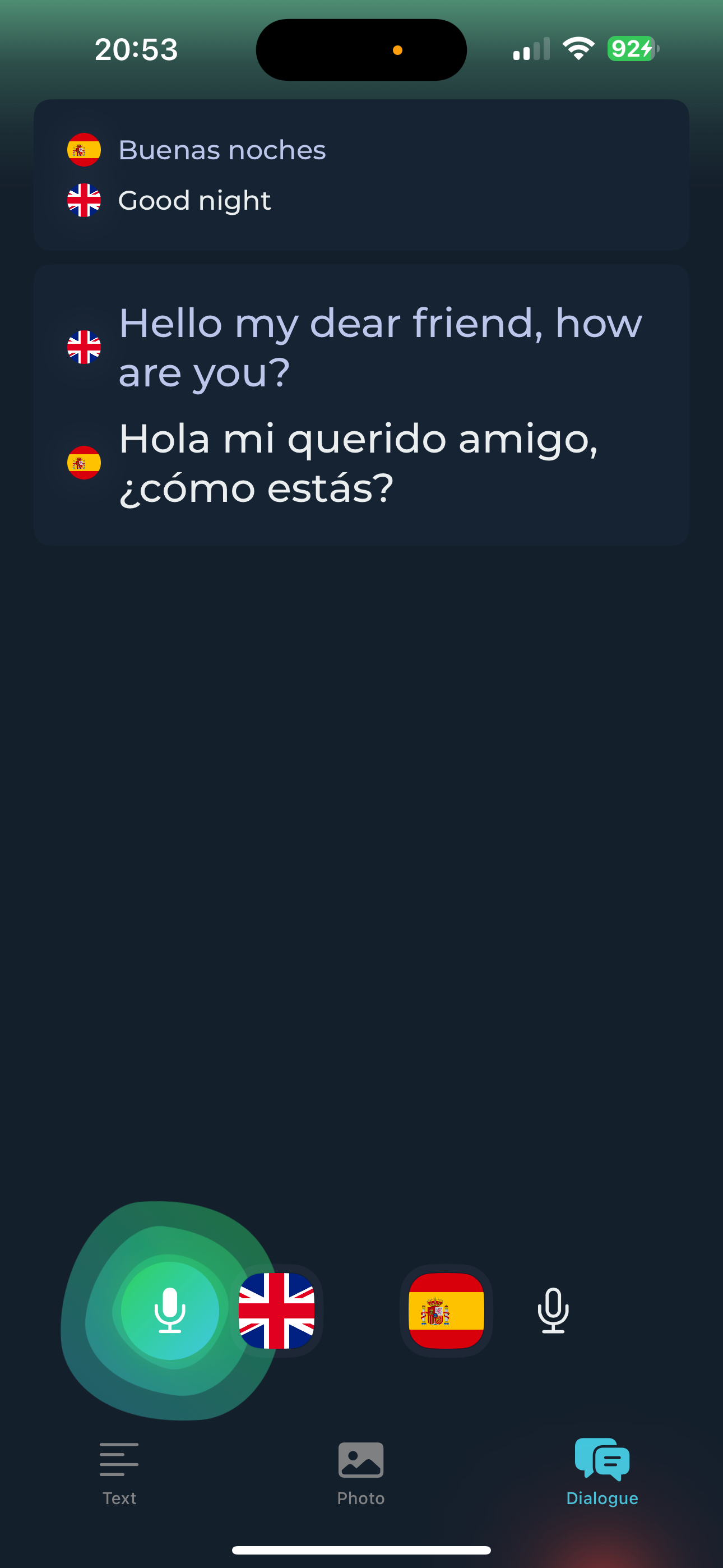 Talking Translator: Voice,Text