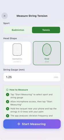 String Tension Meter iPhone screenshot