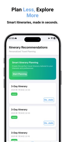AI Travel Assistant Screenshot 2 of 4