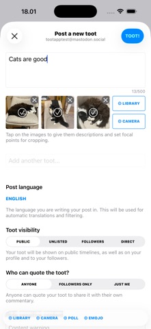 Toot! for Mastodon Screenshot 4 of 6