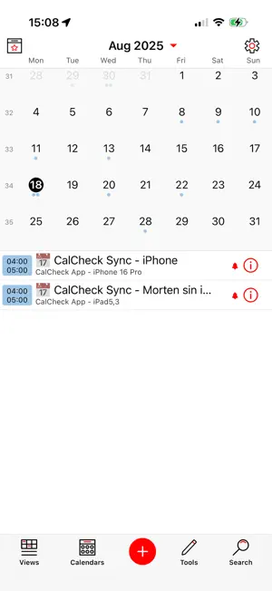 CalCheck - Calendar Sync Check screenshot 1