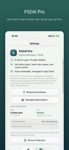 Fit2AI Screenshot 4 of 4