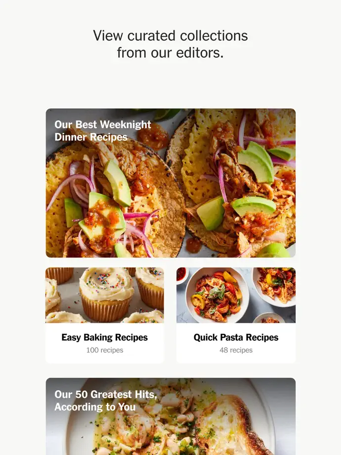 NYT Cooking iPad screenshot 8