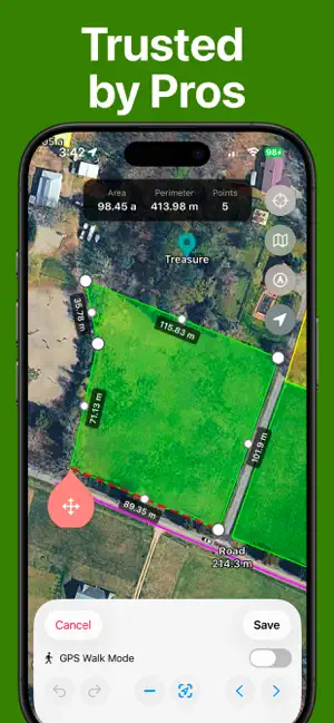 Field Maps Measure - Landmetr screenshot 2