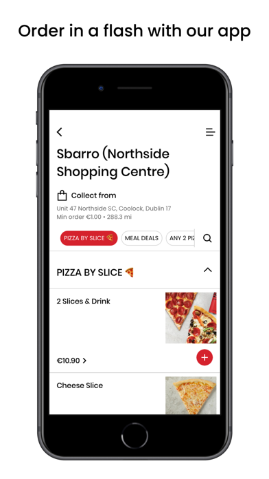 Sbarro Ireland Screenshot
