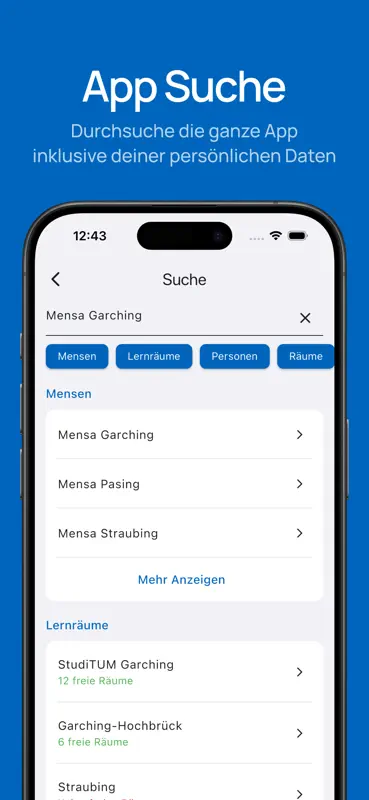 TUM Campus App screenshot 6 of 6