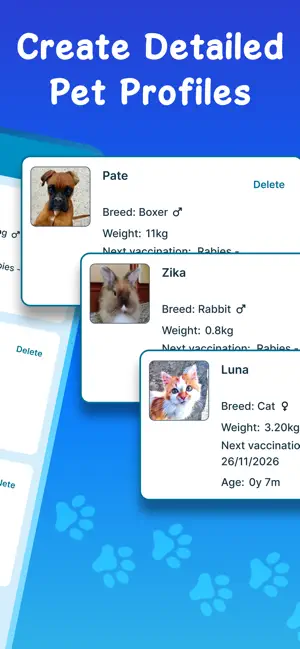 Pet Health Tracker Reminder screenshot 2