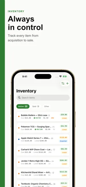 Reseller Profit Tracker - Flip screenshot 4