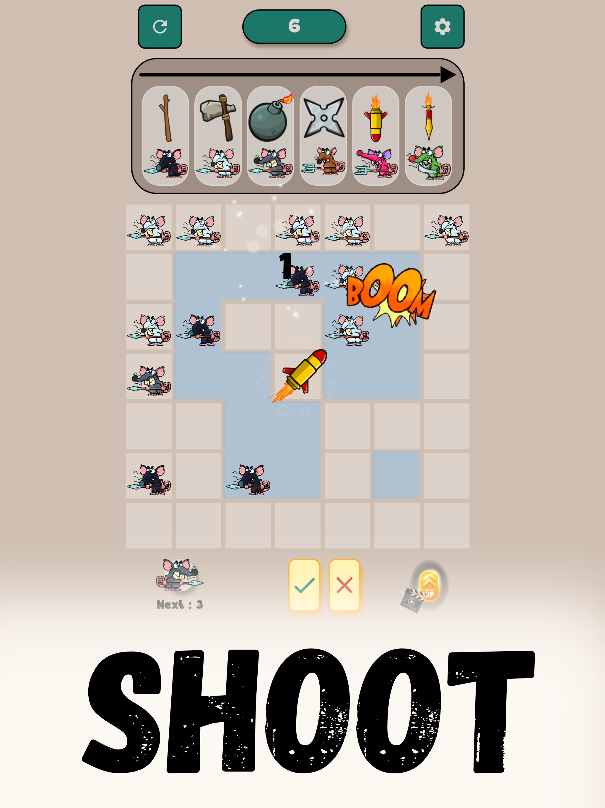 Rattato : Weapon & rats
