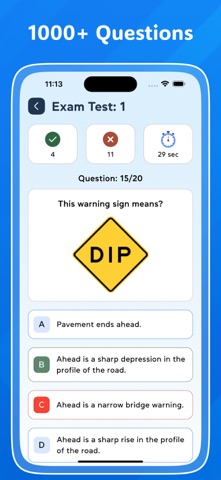 Permit Practice Test DMV 2025 Screenshot 4 of 6