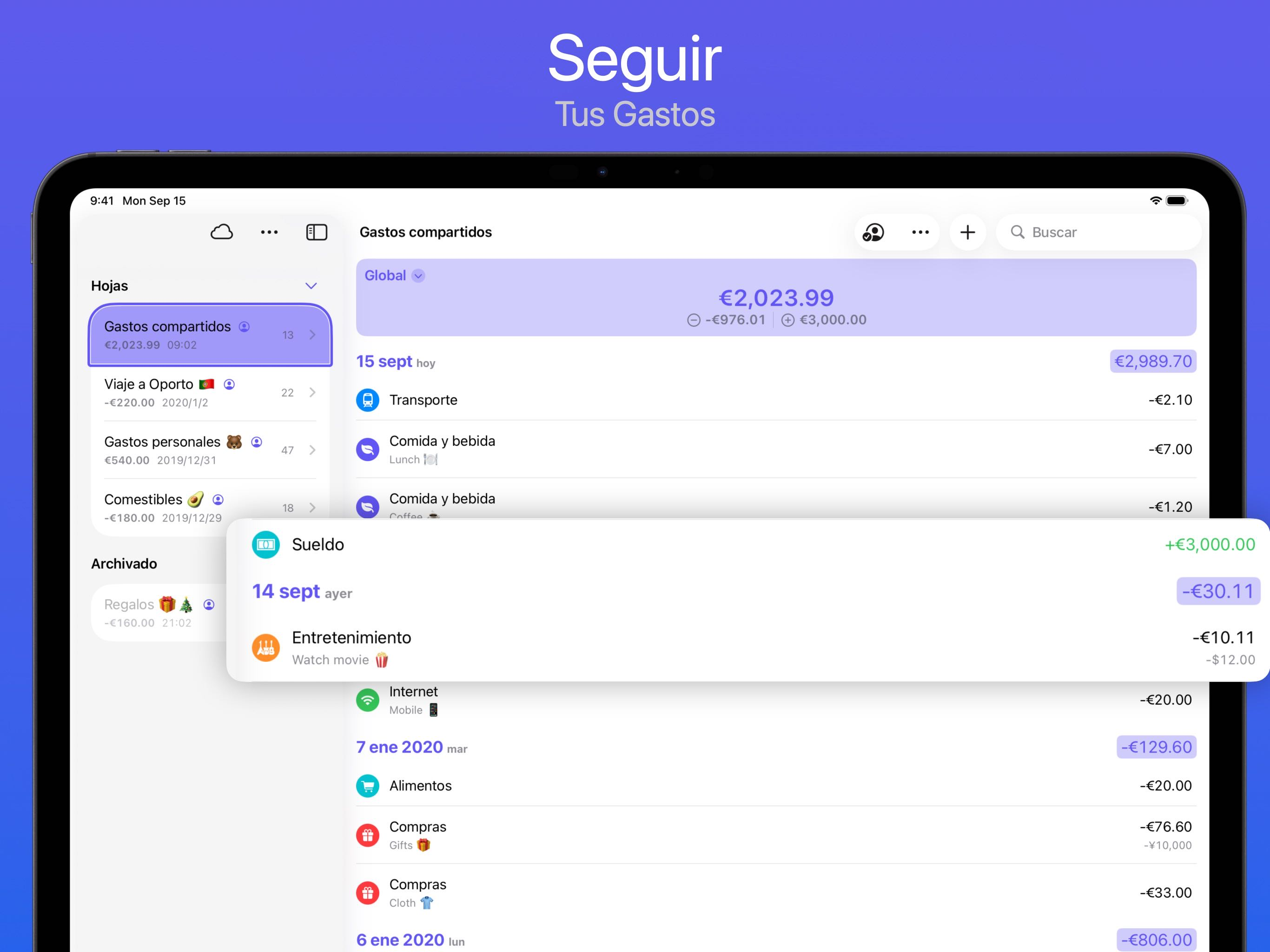 Expenses: Spending Tracker