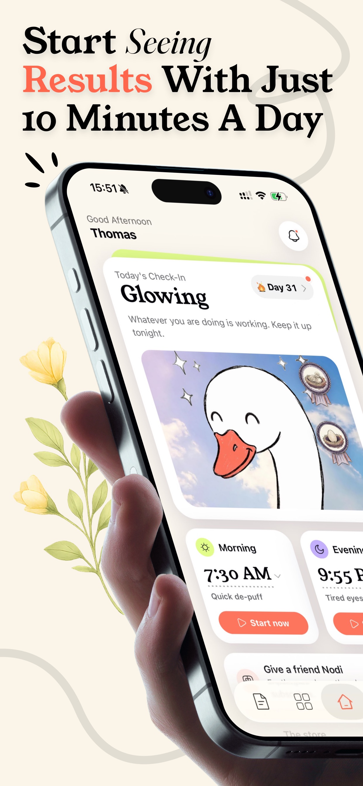 Screenshot 2 of Nodi: Face Sculpting & Yoga