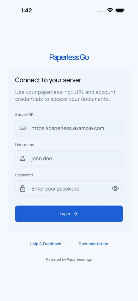 Paperless Go for Paperless-ngx - Productivity App | MWM