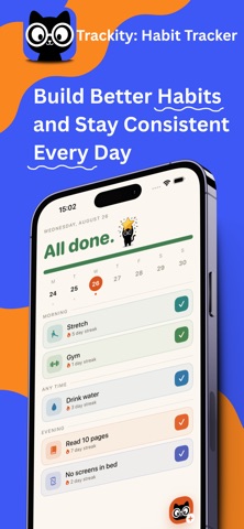 Trackity: Habit Tracker Screenshot 1 of 3